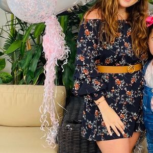 Floral Off The Shoulder Dress